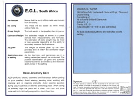 Tiered diamond cluster ring