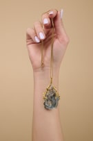 Kurt Donau; Druzy quartz necklace
