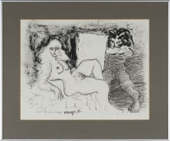 Braam Kruger; Studio Scene with Nude I