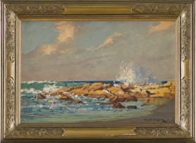 Willem Hermanus Coetzer; Scottburgh Beach Scene