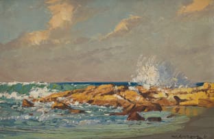 Willem Hermanus Coetzer; Scottburgh Beach Scene