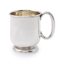 A George V silver christening mug, Sir John Bennett, London, 1932