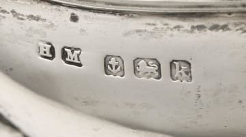 A pair of Edward VII salt cellars, Henry Matthews, Birmingham, 1909