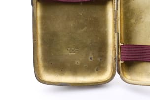 A Victorian silver cigarette case, Minshull & Latimer, Birmingham, 1894