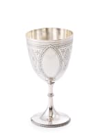 A Victorian silver goblet, Fenton Brothers, Sheffield, 1872