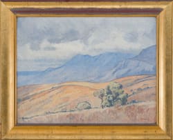 Jacob Hendrik Pierneef; Landscape with Mountains