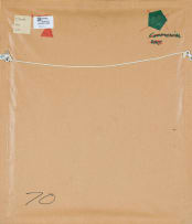 Nina Romm; Abstract Collage with Text
