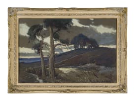 Sydney Carter; Landscape with Trees
