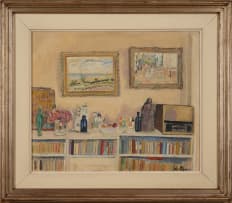 Enslin du Plessis; Still Life on the Bookcase
