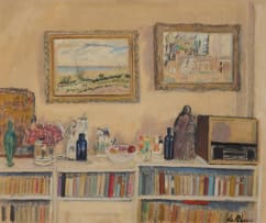 Enslin du Plessis; Still Life on the Bookcase