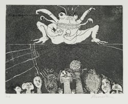 Jan Vermeiren; Untitled (Figures and Frog)