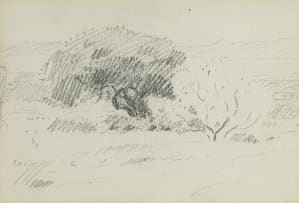 Jacob Hendrik Pierneef; Bushveld Landscape with Trees