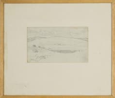 Jacob Hendrik Pierneef; Landscape with Distant Mountains