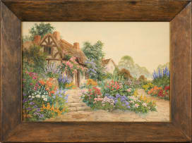 Joseph Halford Ross; An English Country Garden
