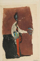 Johnny Friedlaender; Abstracted Figure