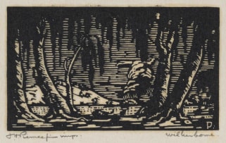 Jacob Hendrik Pierneef; Boomstamme (Tree Trunks) (Nilant 82)
