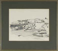 Jean Welz; Rocky Landscape