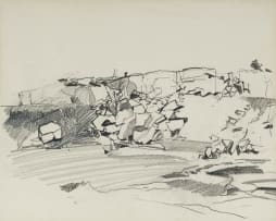 Jean Welz; Rocky Landscape