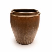 Digby Hoets; Large dry ash floor vase