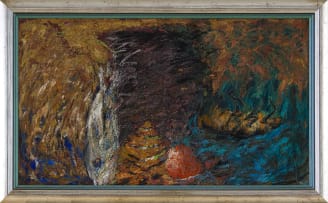 Regi Bardavid; Composition with Fish and Insect