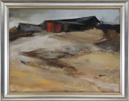 Ann Lindsell-Stewart; Abstract Landscape with House