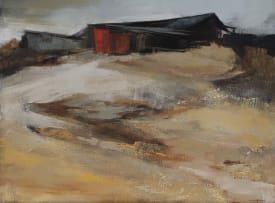 Ann Lindsell-Stewart; Abstract Landscape with House