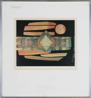 Larry Scully; Untitled (Abstract in Orange)