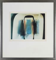 Larry Scully; Untitled (Abstract Composition in Blue)
