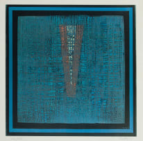 Larry Scully; Blue Abstract