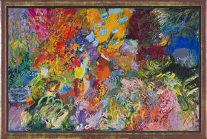 Jenny Stadler; Abstract Composition with Orange