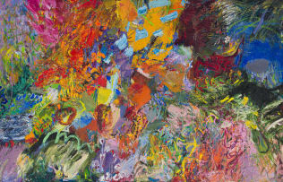 Jenny Stadler; Abstract Composition with Orange