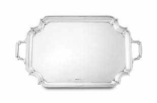 A George V silver two-handled tray, Alexander Clark & Co. Ltd, Sheffield, 1930