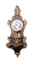 Louis XVI style gilt-metal-mounted wall clock, late 19th/early 20th century