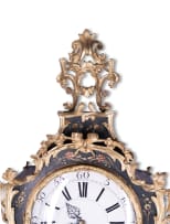 Louis XVI style gilt-metal-mounted wall clock, late 19th/early 20th century