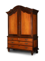 Cape stinkwood and yellowwood armoire, 19th century