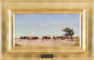 Adriaan Boshoff; Cattle Pulling Wagon
