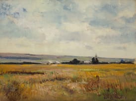 Errol Boyley; Landscape with Farmhouse