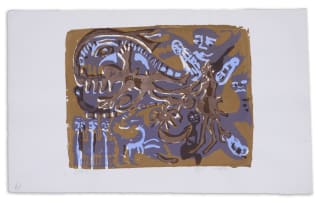 Azaria Mbatha; Untitled (Jonah and the Whale I)