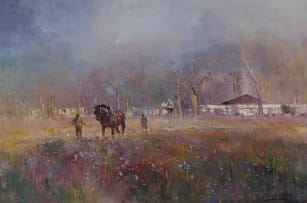 Errol Boyley; Ploughing in Spring