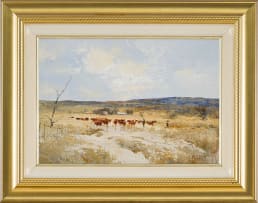 Christopher Tugwell; Landscape with Cattle Herder