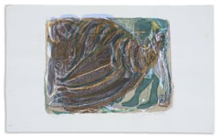 Azaria Mbatha; Untitled (Fisherman Casting Net I)