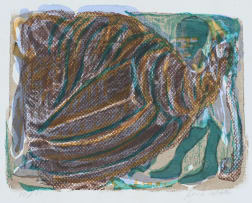 Azaria Mbatha; Untitled (Fisherman Casting Net I)