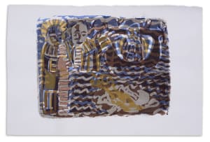 Azaria Mbatha; Untitled (Jesus Walks on Water I)
