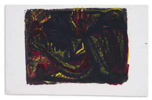 Azaria Mbatha; Untitled (Abstracted Praying Figure II)