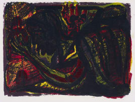 Azaria Mbatha; Untitled (Abstracted Praying Figure II)