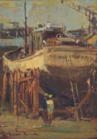 Adriaan Boshoff; Harbour Scene