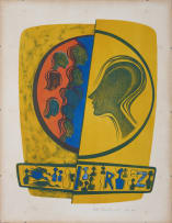 Bettie Cilliers-Barnard; Untitled (Heads in Profile)