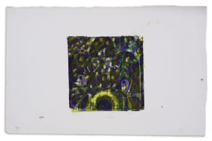 Azaria Mbatha; Untitled (Village Scene)