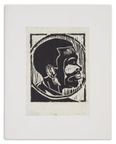 Hezbon Owiti; Untitled (Head in Profile)