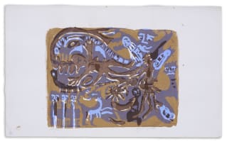 Azaria Mbatha; Untitled (Jonah and the Whale II)